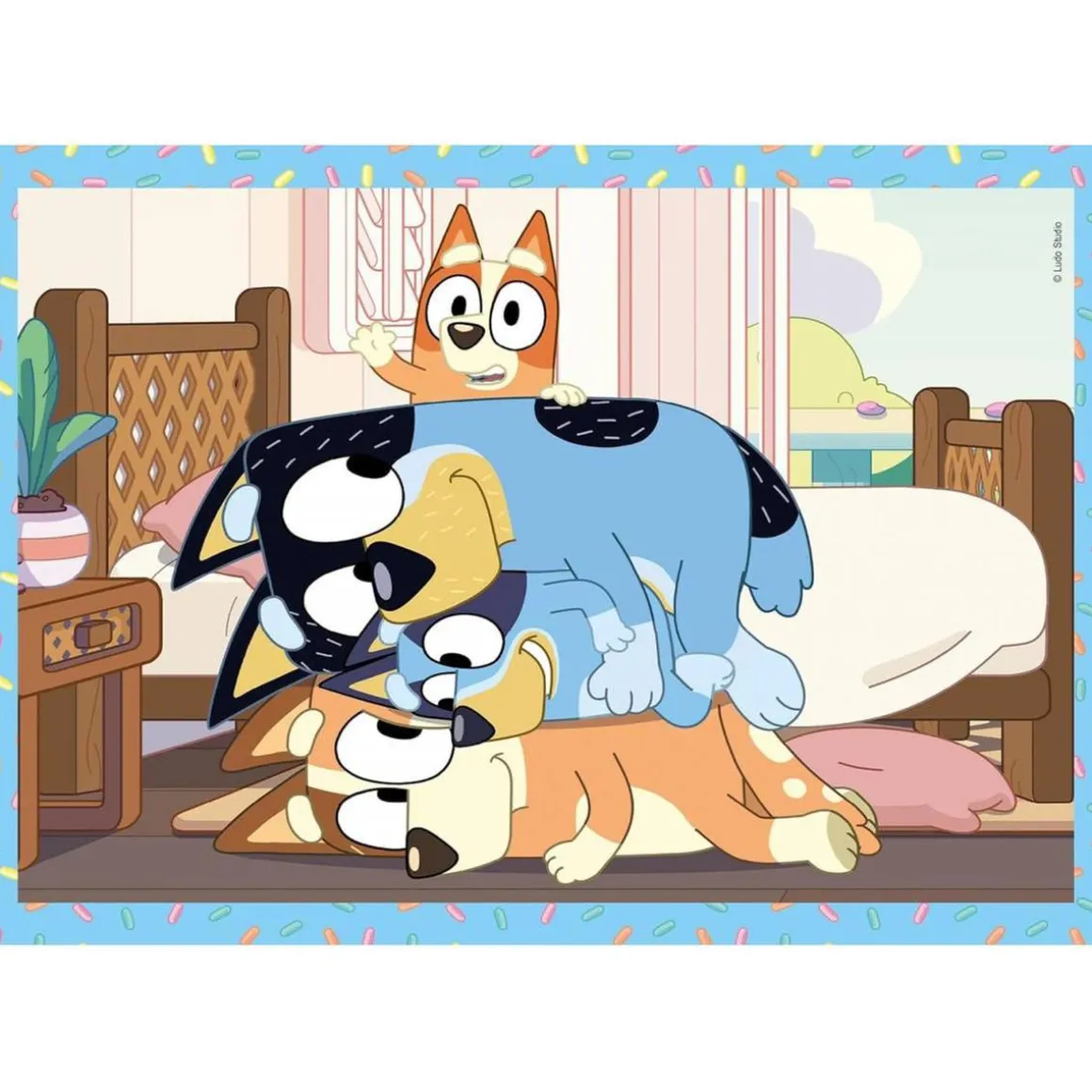 Clementoni - Puzzles progresivos 4 en 1 - Bluey