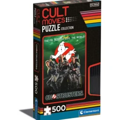 Clementoni - Rompecabezas de películas de culto Ghostbusters de 500 piezas ㅤ