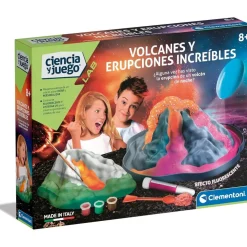 Clementoni - Volcán Luminiscente Juego Científico ㅤ