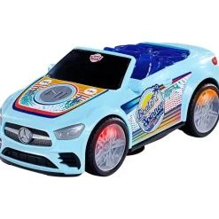 Coche de juguete con luces intermitentes, música y giros, incluye pilas ㅤ