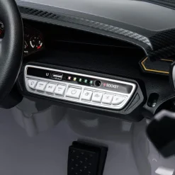 Coche eléctrico Lamborghini Autentica Gris