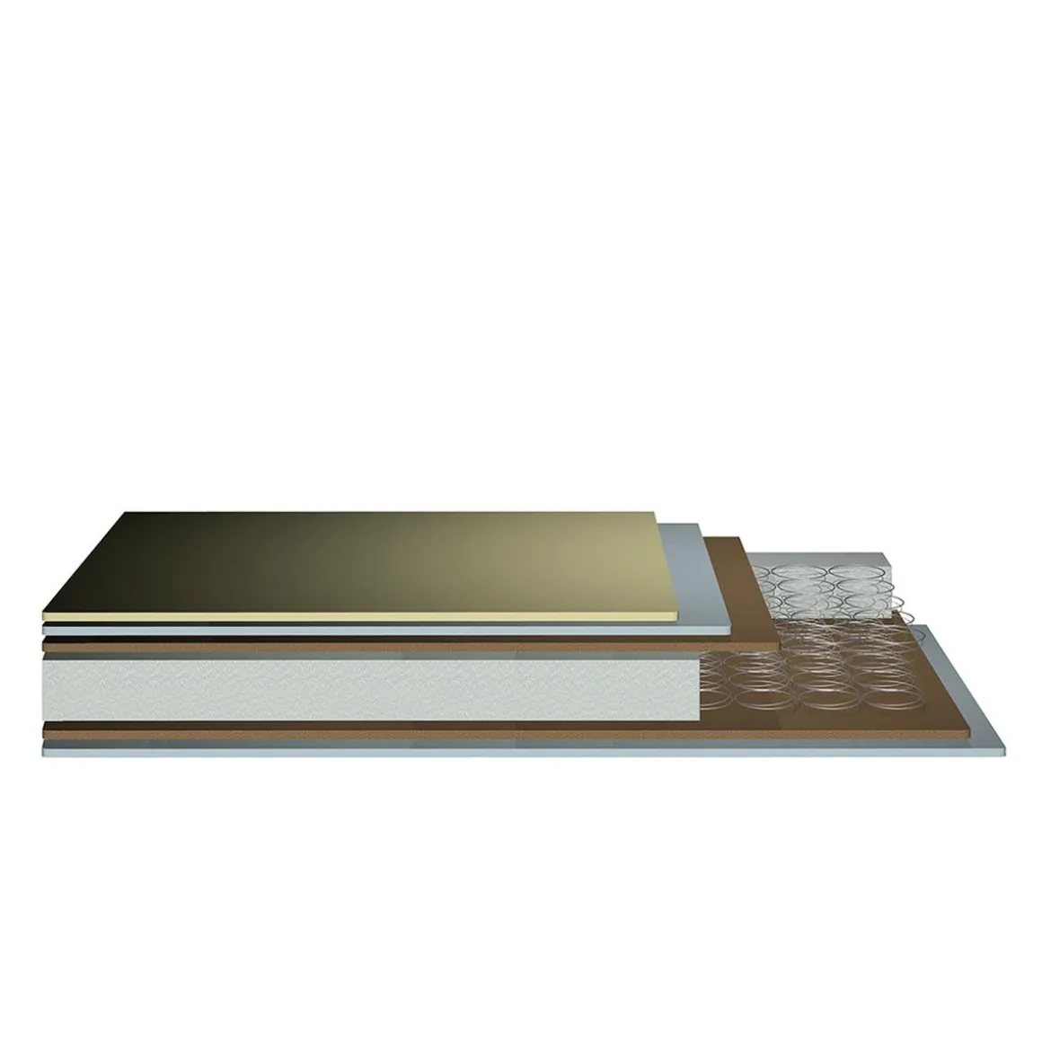 Colchón de Muelles y Fibra de Coco para cuna 60X120cm
