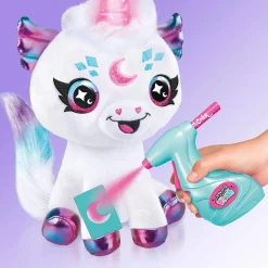 Colorea tu unicornio mágico con cuerno luminoso