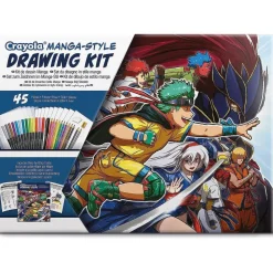 Crayola - Kit de dibujo Manga con 45 piezas, actividad creativa y regalo ㅤ