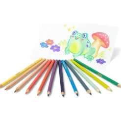 Crayola - Lápices de colores pastel de dibujo, caja de 12 colores ㅤ