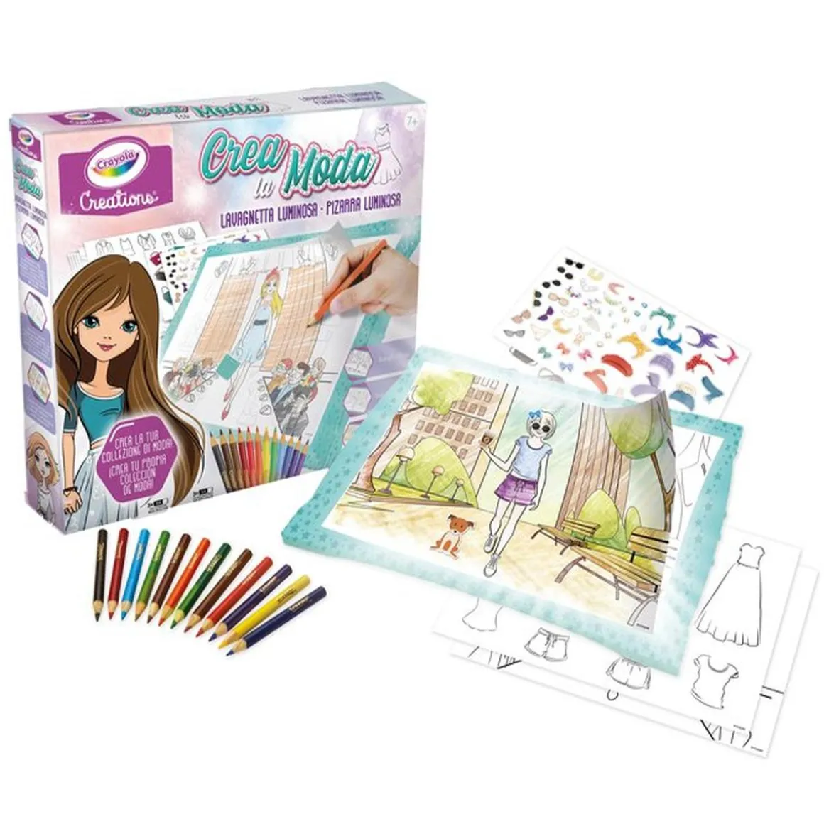 Crayola - Pizarra luminosa crea la moda
