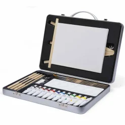 Creamania - Maletín metálico con accesorios de pintura