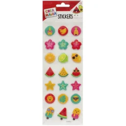 Creamania - Pegatinas Comidas/Frutas (varios modelos)