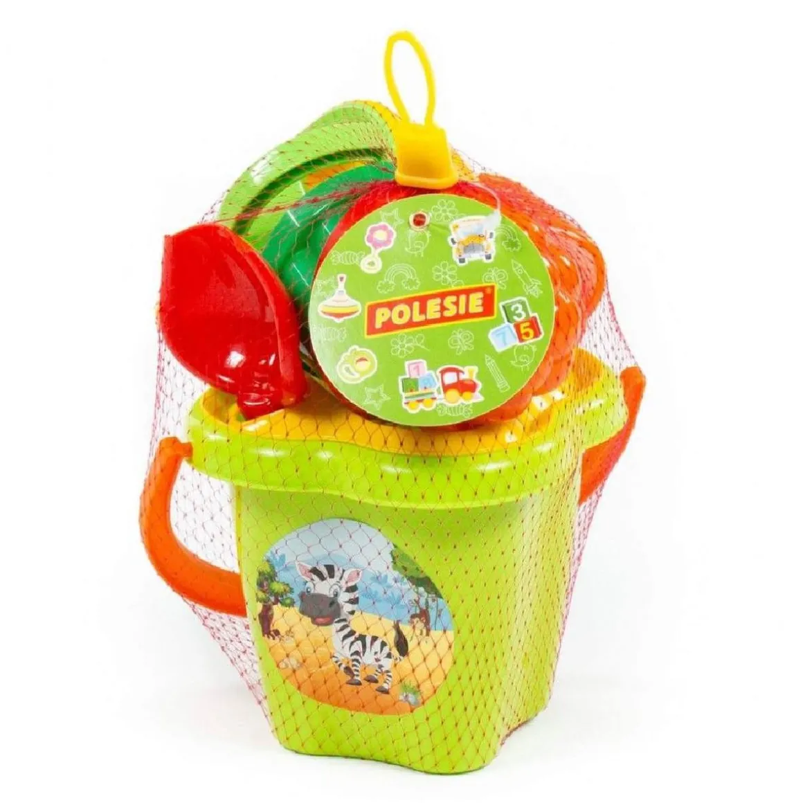 Cubo con accesorios de playa (Varios colores)