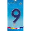 Cubo de Fiesta Vela Gigante de Color 24.5 cm con Portavelas