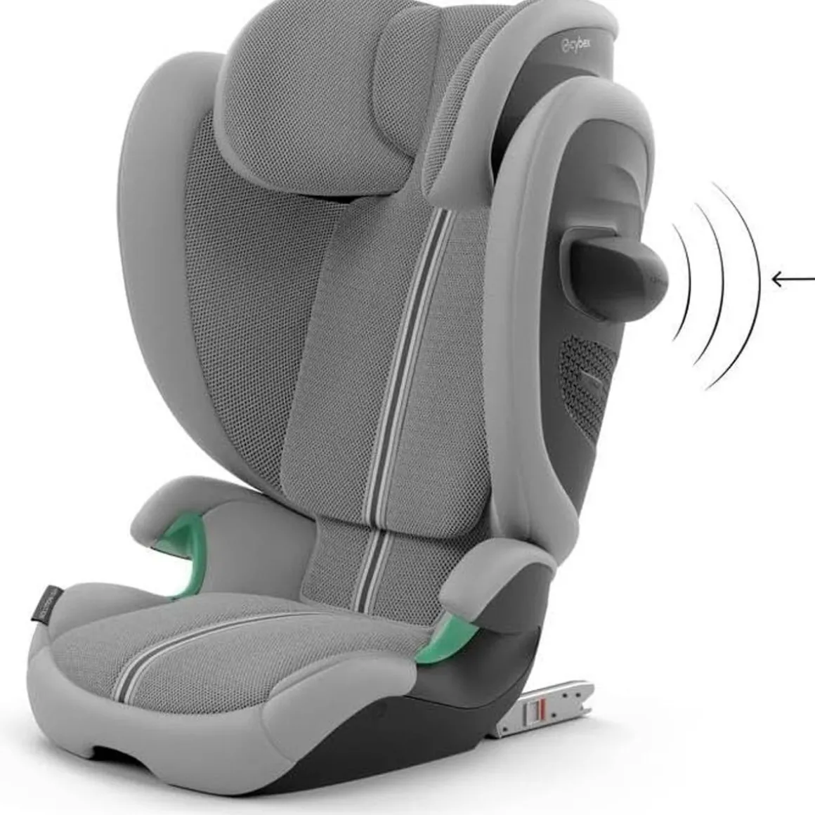 Cybex - Silla auto Solution G2 i-Fix Plus (100-150 cm) Stone Grey
