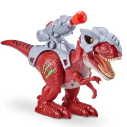Dino Wars T-Rex electrónico con movimiento y lanzador ㅤ
