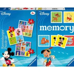Disney - Multipack Memory Disney: 48 cartas y 3 puzzles de 25/36/49 piezas ㅤ