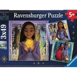 Disney - Puzzle de colección Disney Wish, 3x49 piezas ㅤ