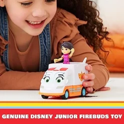 Disney - Vehículo de rescate Firebuds Core Violet y Axl ㅤ