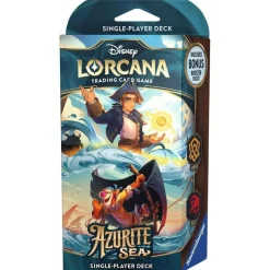 Disney Lorcana - Mazo de inicio Azurite Sea - Ámbar/Rubí (inglés)