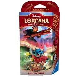Disney Lorcana Reign of Jafar - Mazo de inicio Rubí / Acero (inglés)