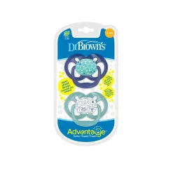 Dr. Brown's - 2 Chupetes Advantage Reversible T2 6-18M