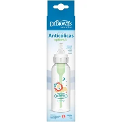 Dr. Brown's - Biberón Anticólico Options+ Boca Estrecha 250 ml - León
