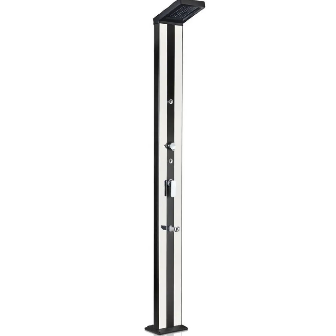 Ducha solar aluminio con sprayer 38L