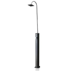 Ducha solar PVC acabado negro 18L