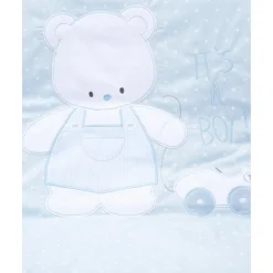 Edredón de invierno azul para niño