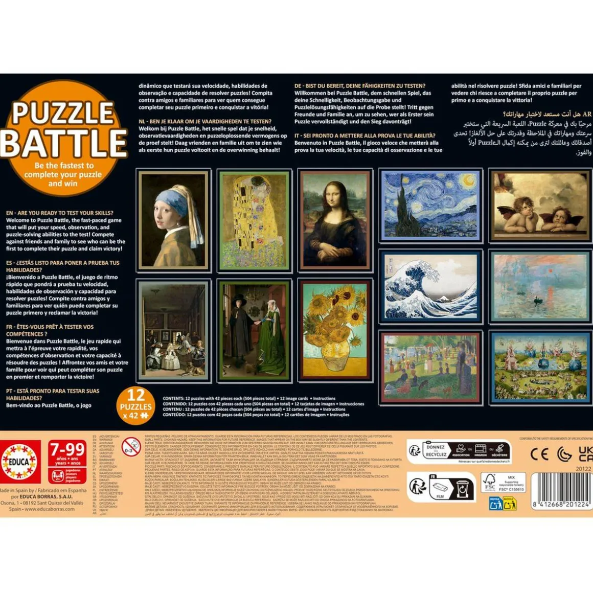 Educa Borras - Puzzle Battle Arte