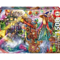 Educa Borras - Puzzle Hechizo de Mago 1500 piezas con cola fix ㅤ