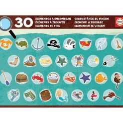 Educa Borrás - Barco pirata - Puzzle detectives 50 piezas