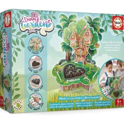 Educa Borrás - Casa del árbol 3D Dream Gardens 2 en 1