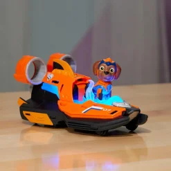 Energía - Patrulla Canina - Aerodeslizador de juguete con figura de acción de Zuma, luces y sonidos ㅤ