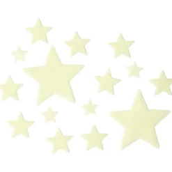 Estrellas adhesivas fluorescentes de PVC