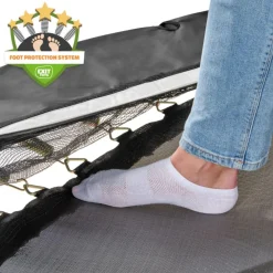 Exit - Cama elástica Allure Premium 366 cm negro