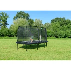 Exit - Cama elástica Allure Premium 214 x 366 cm negro