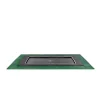 Exit - Cama elástica de suelo Dynamic 244 x 427 cm negro con perímetro de seguridad
