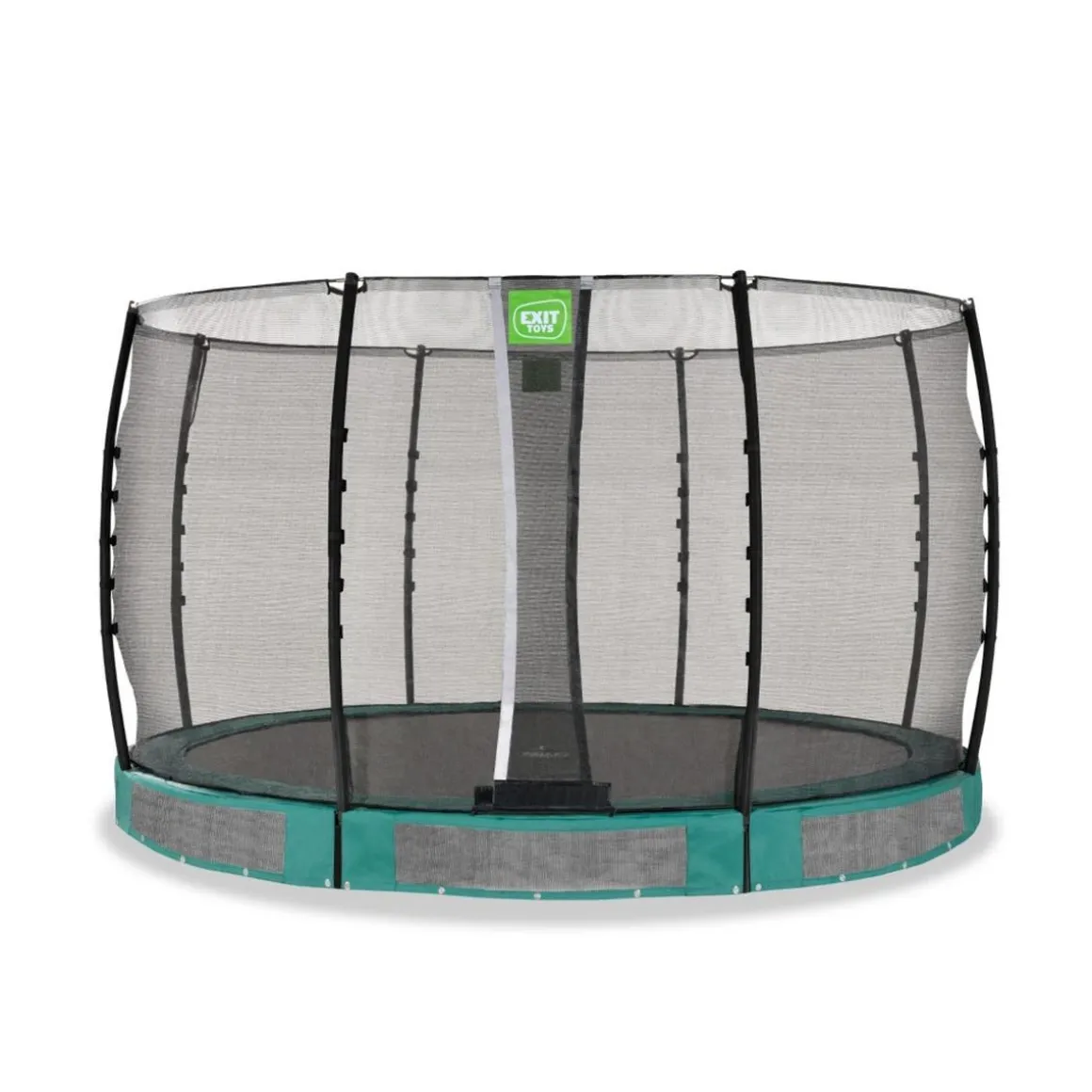 Exit - Cama elástica de suelo Allure Classic 366 cm verde
