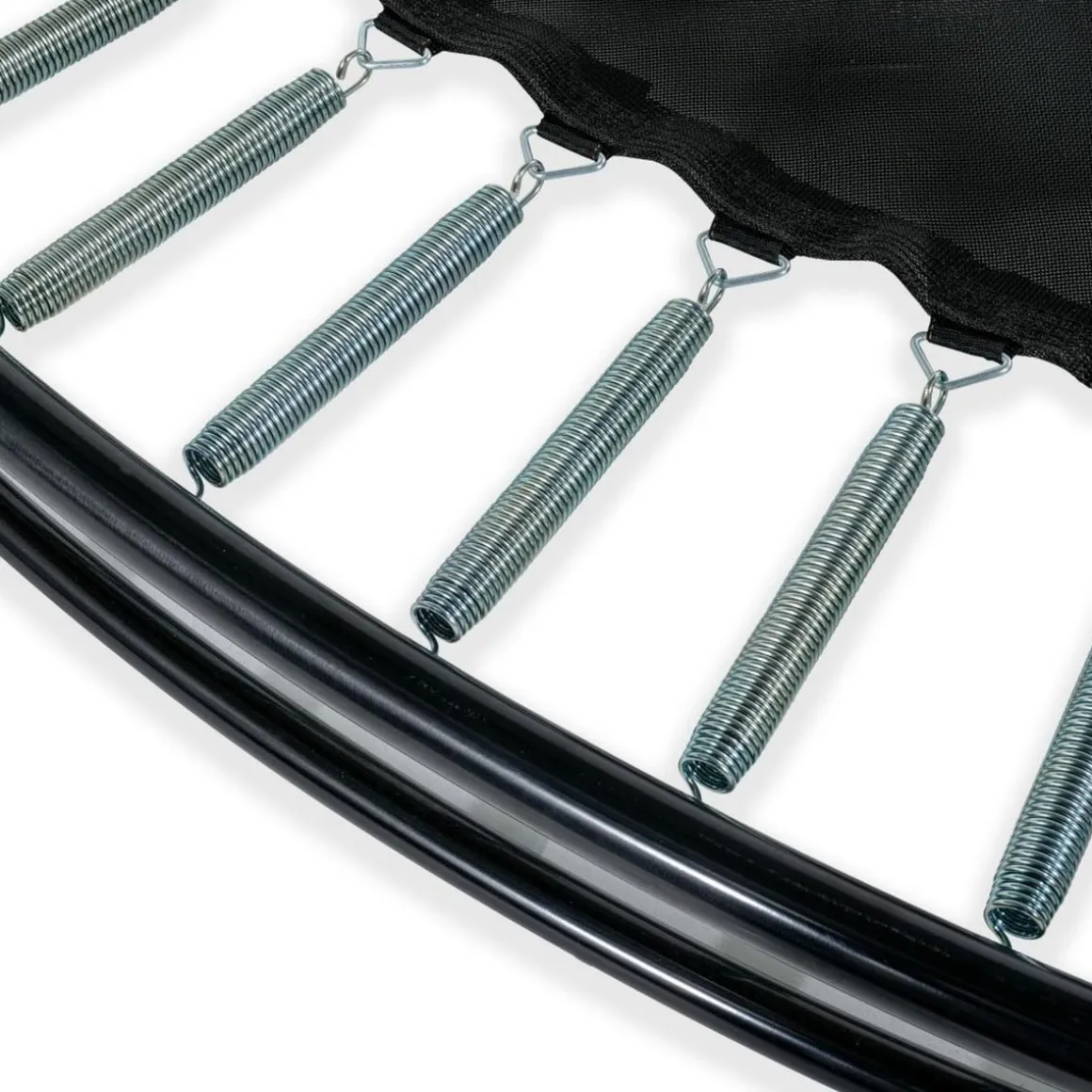 Exit - Cama elástica de suelo Dynamic 366 cm negro con perímetro de seguridad