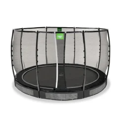 Exit - Cama elástica de suelo Allure Premium 366 cm negro