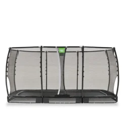 Exit - Cama elástica de suelo Allure Premium 244 x 427 cm negro