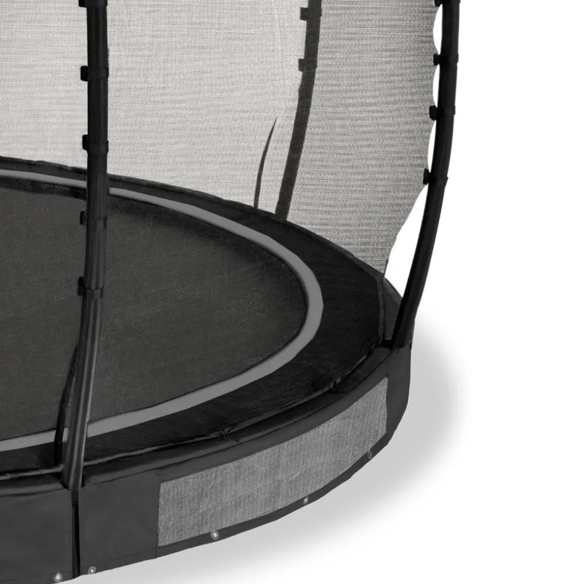 Exit - Cama elástica de suelo Allure Classic 305 cm negro