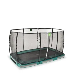Exit - Cama elástica de suelo Allure Premium 214 x 366 verde