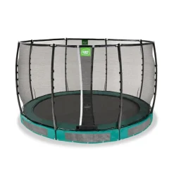 Exit - Cama elástica de suelo Allure Premium 366 cm verde