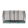 Exit - Cama elástica de suelo Allure Classic 214 x 366 cm verde