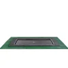 Exit - Cama elástica de suelo Dynamic 305 x 519 cm negro con perímetro de seguridad