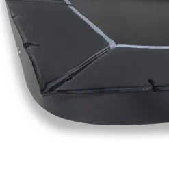 Exit - Cama elástica de suelo Dynamic 305 x 519 cm negro con perímetro de seguridad