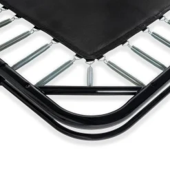 Exit - Cama elástica de suelo Dynamic 275 x 458 cm negro con perímetro de seguridad