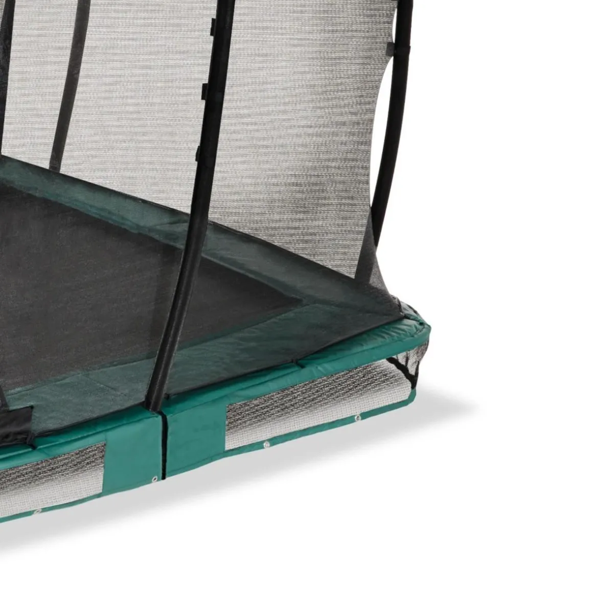 Exit - Cama elástica de suelo Allure Classic 244 x 427 cm verde