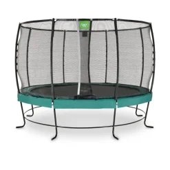 Exit - Cama elástica Lotus Premium 366 cm verde