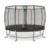 Exit - Cama elástica Lotus Premium 366 cm negro
