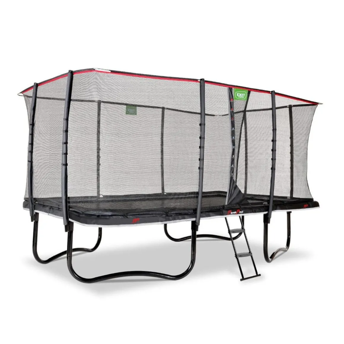 Exit - Cama elástica PeakPro 275 x 458 cm negro